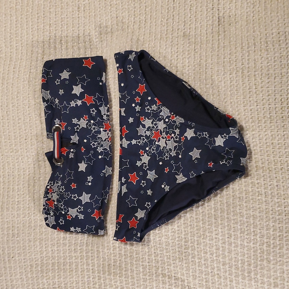 Star Print Bikini Top and Bottom 🇺🇸